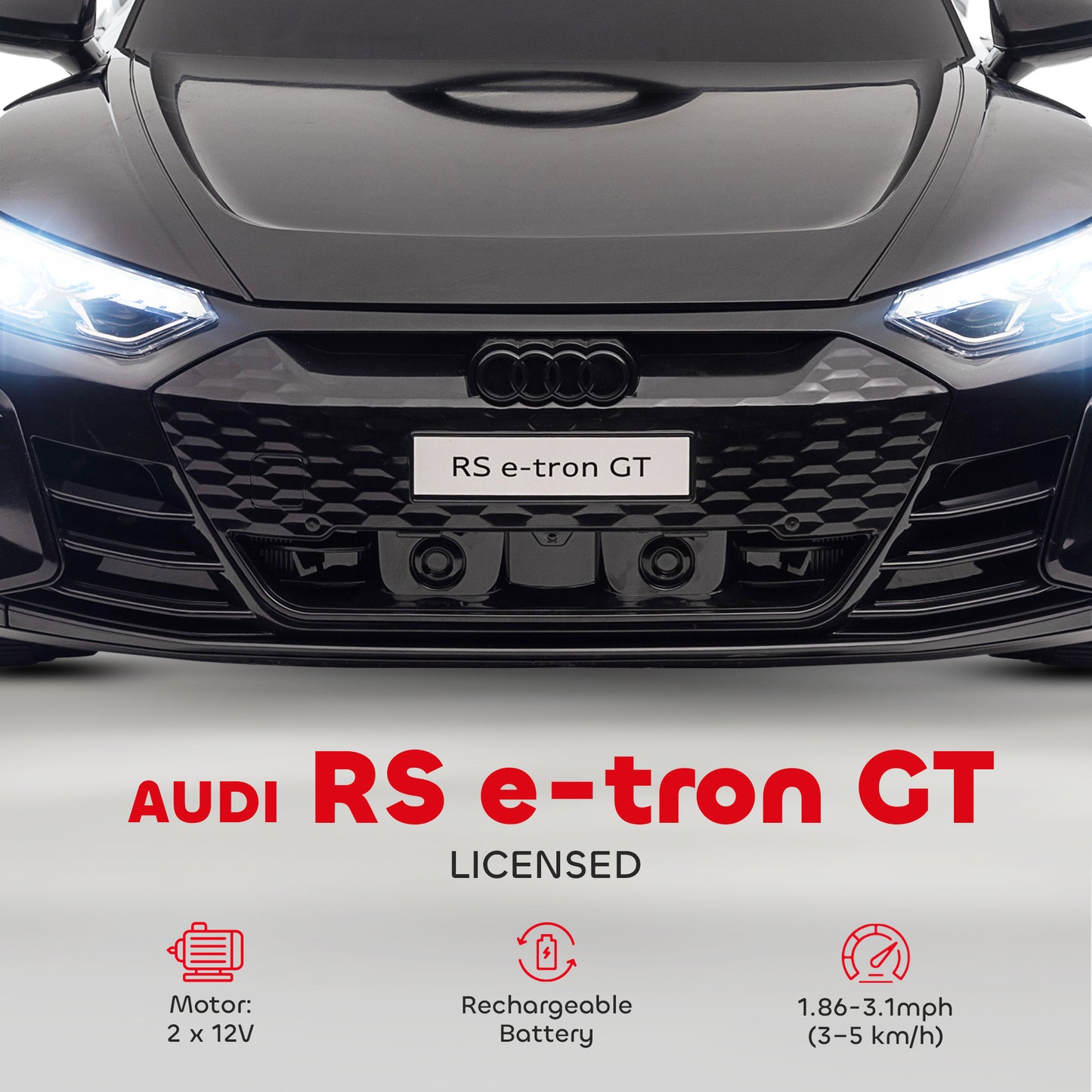 Audi Licensed 12V Kids RC Electric Ride-On