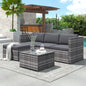 Garden Corner Sofa Rattan Patio Set Garden