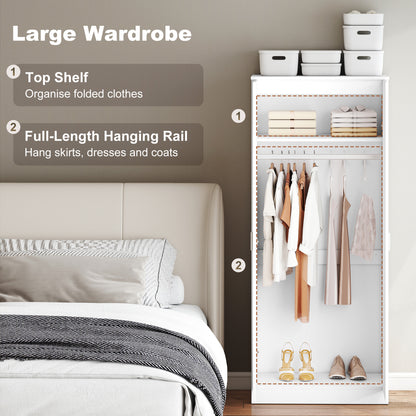 High Gloss 3 Piece Trio Bedroom Furniture