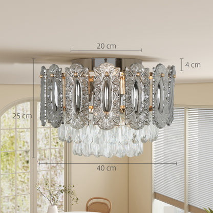 Chandelier Light, 3 Flush Mount Fixture