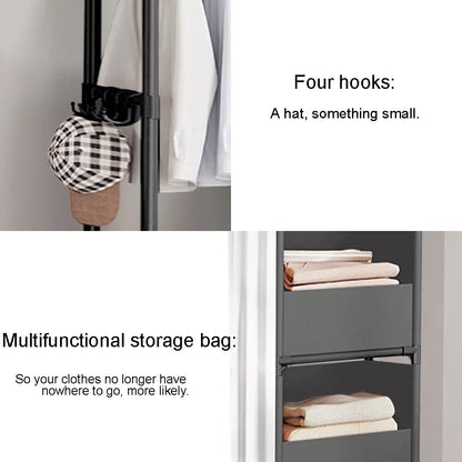 Clothes Rail with Shelf Heavy Duty Metal