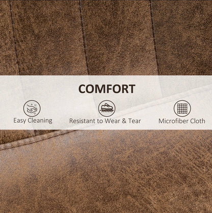 Leather Upholstered Bar Stools-Set of 2