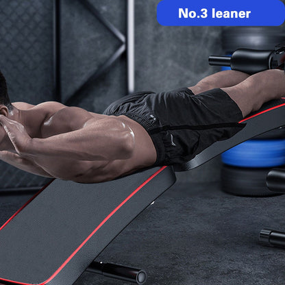 Adjustable Sit Up Bench - Core Workout with Adjustable Handles and Accessories for Home Fitness