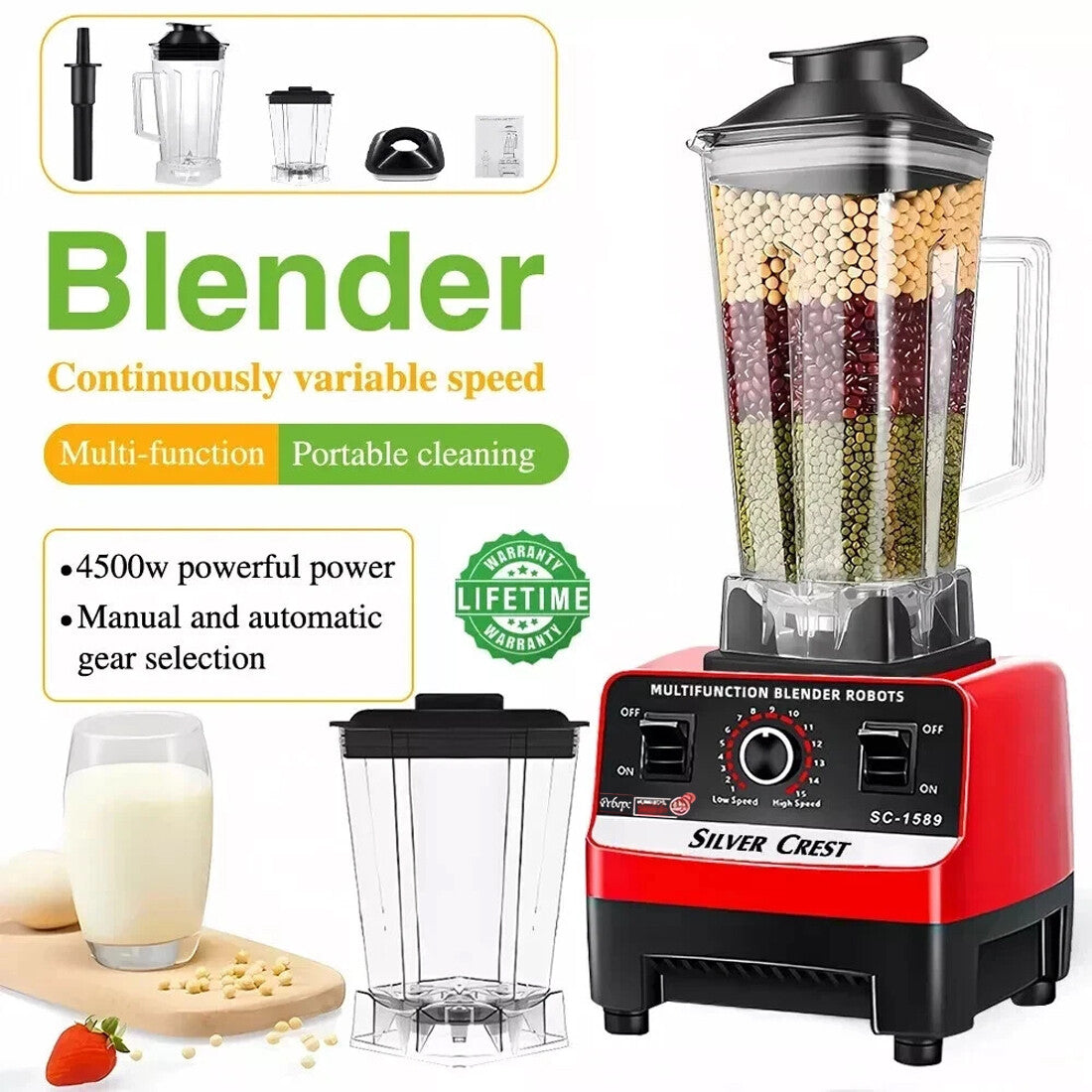 Food Processor Multifunctional Blender
