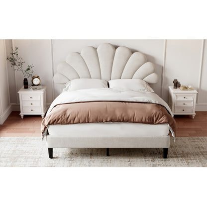 Double Upholstered Velvet Bed Frame