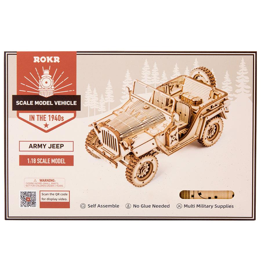 ROBOTIME ROKR Army Field Car Toy