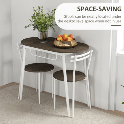 Dining Table And Chairs Set 3-Piece