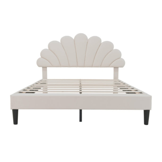 Double Upholstered Velvet Bed Frame