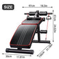 Adjustable Sit Up Bench - Core Workout with Adjustable Handles and Accessories for Home Fitness