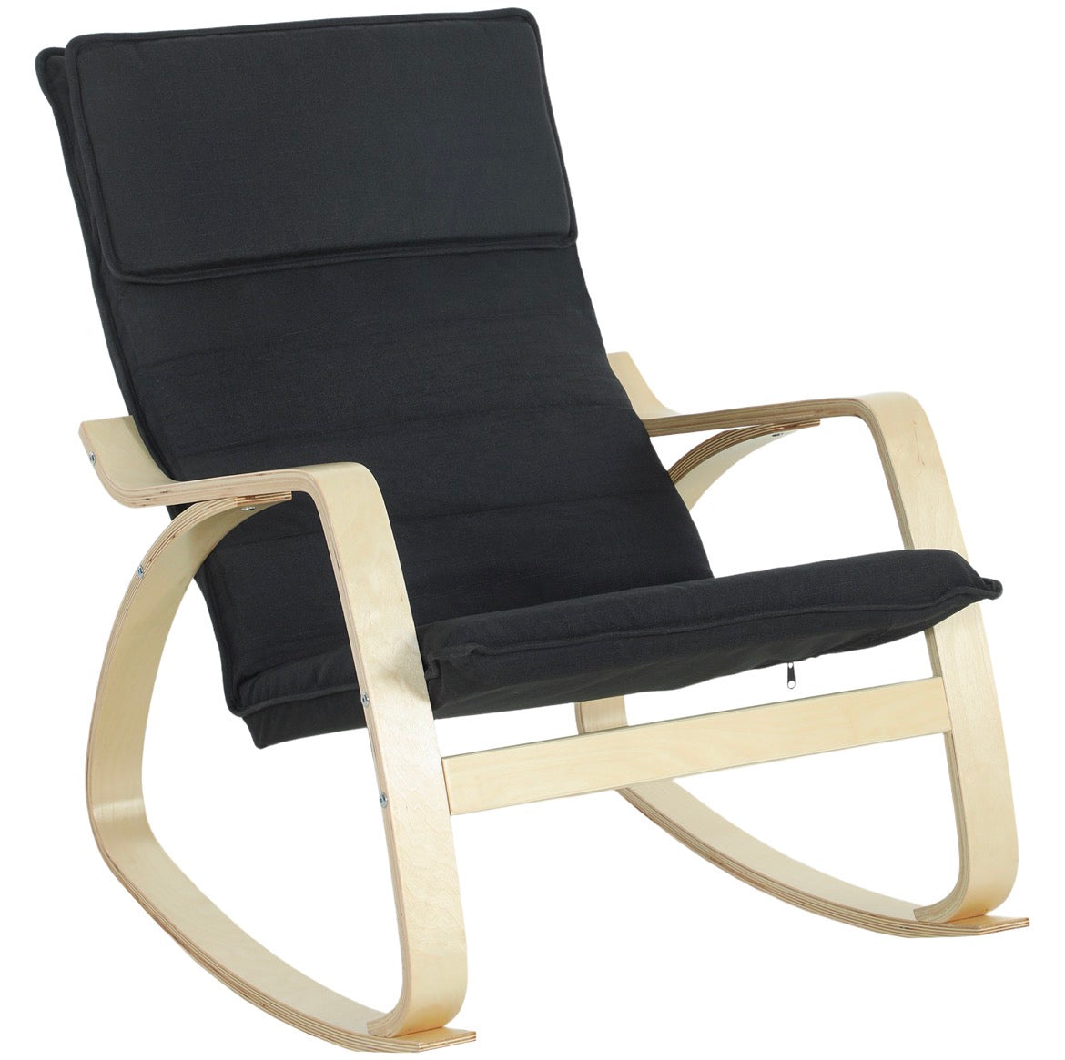 Lounge Chair, Comfortable Relax Rocking Chair with Headrest