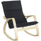 Lounge Chair, Comfortable Relax Rocking Chair with Headrest