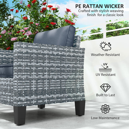 Rattan Armchair With Cushions