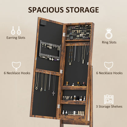 Jewellery Cabinet -With Mirror and LED