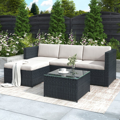 Garden Corner Sofa Rattan Patio Set Garden