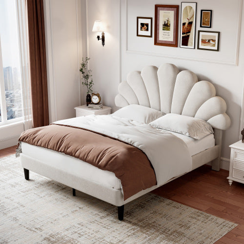 Double Upholstered Velvet Bed Frame