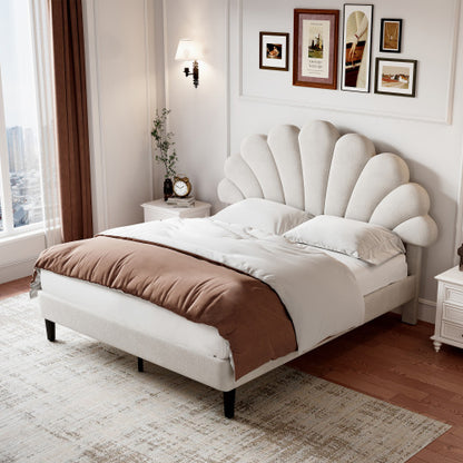 Double Upholstered Velvet Bed Frame