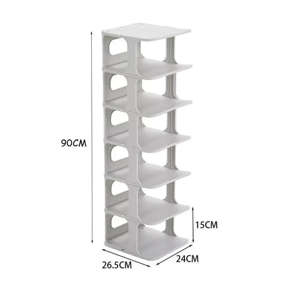 7-Tier Tall Shoe Rack Storage Cabinet