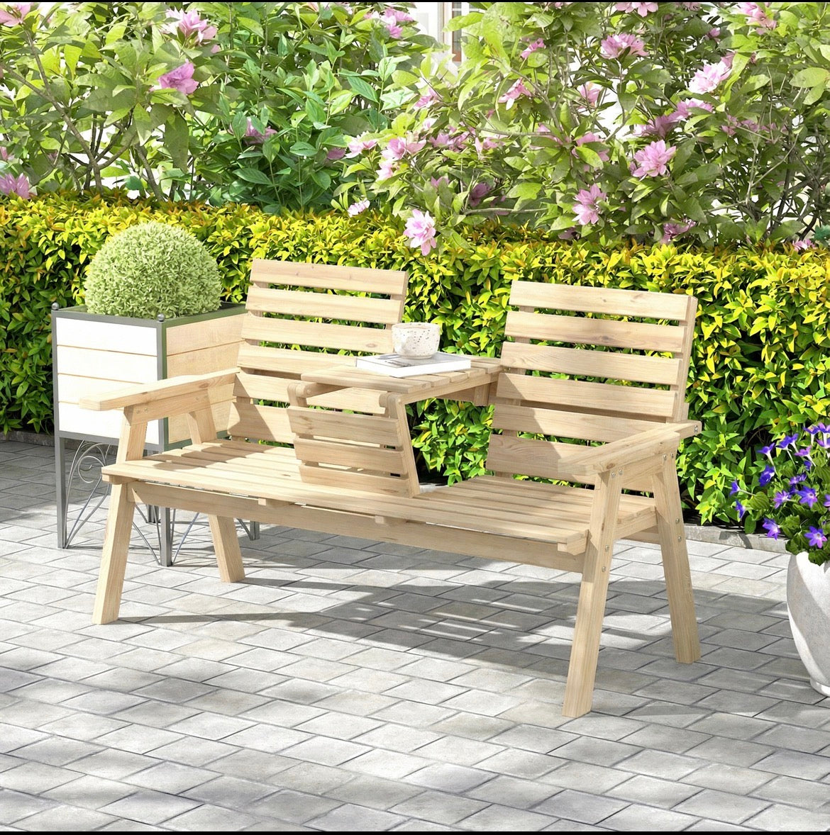 Garden Bench Convertible 2 to 3 Seater