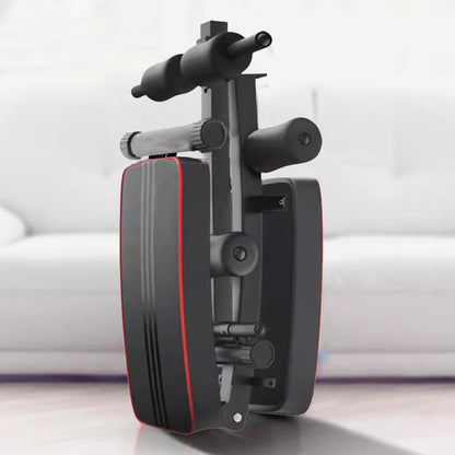 Adjustable Sit Up Bench - Core Workout with Adjustable Handles and Accessories for Home Fitness