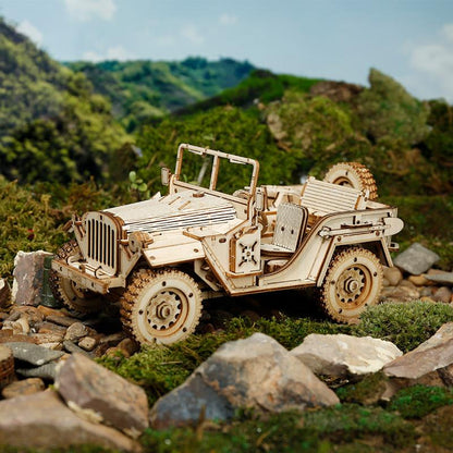 ROBOTIME ROKR Army Field Car Toy