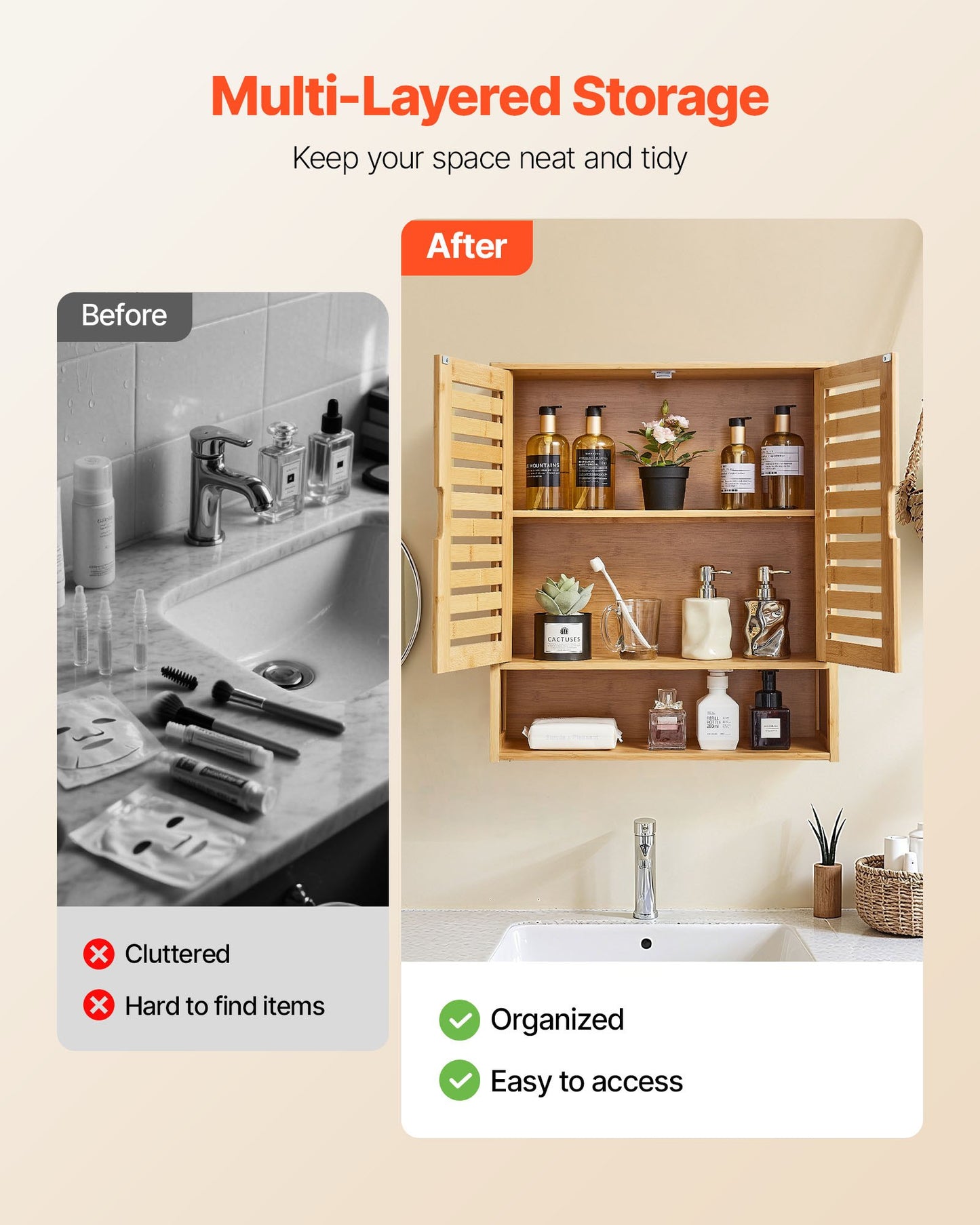 Mounted Bathroom Storage Cabinet