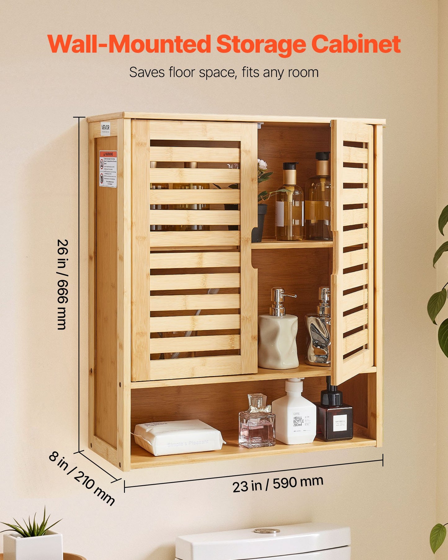 Mounted Bathroom Storage Cabinet