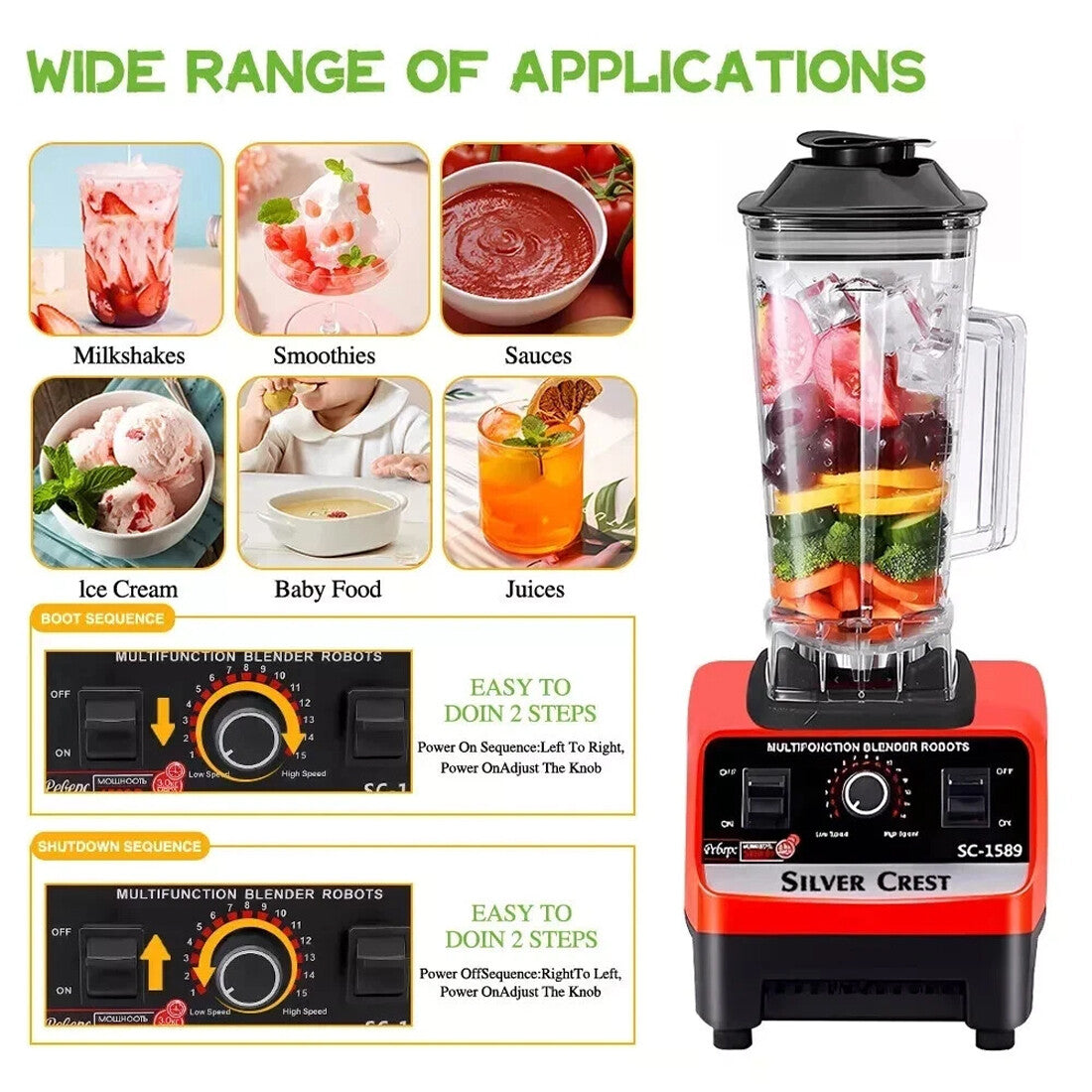 Food Processor Multifunctional Blender