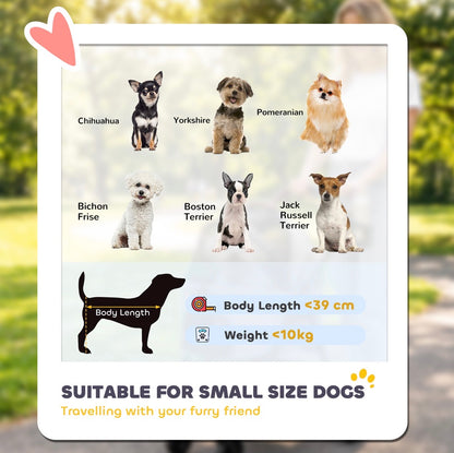 PawHut Dog Stroller, 3 in 1 Foldable Pet Stroller for Small Puppy Cat with Detachable Travel Carrier, Storage Basket