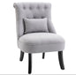 Single Sofa With Backrest Pillow Dining Chair Tub Chair Upholstered Wood Leg