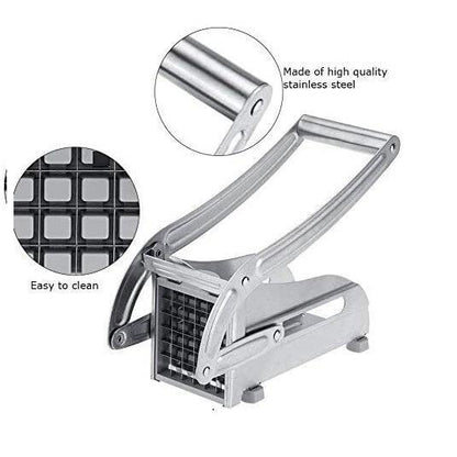 Stainless Steel French Fry Cutter & Slicer