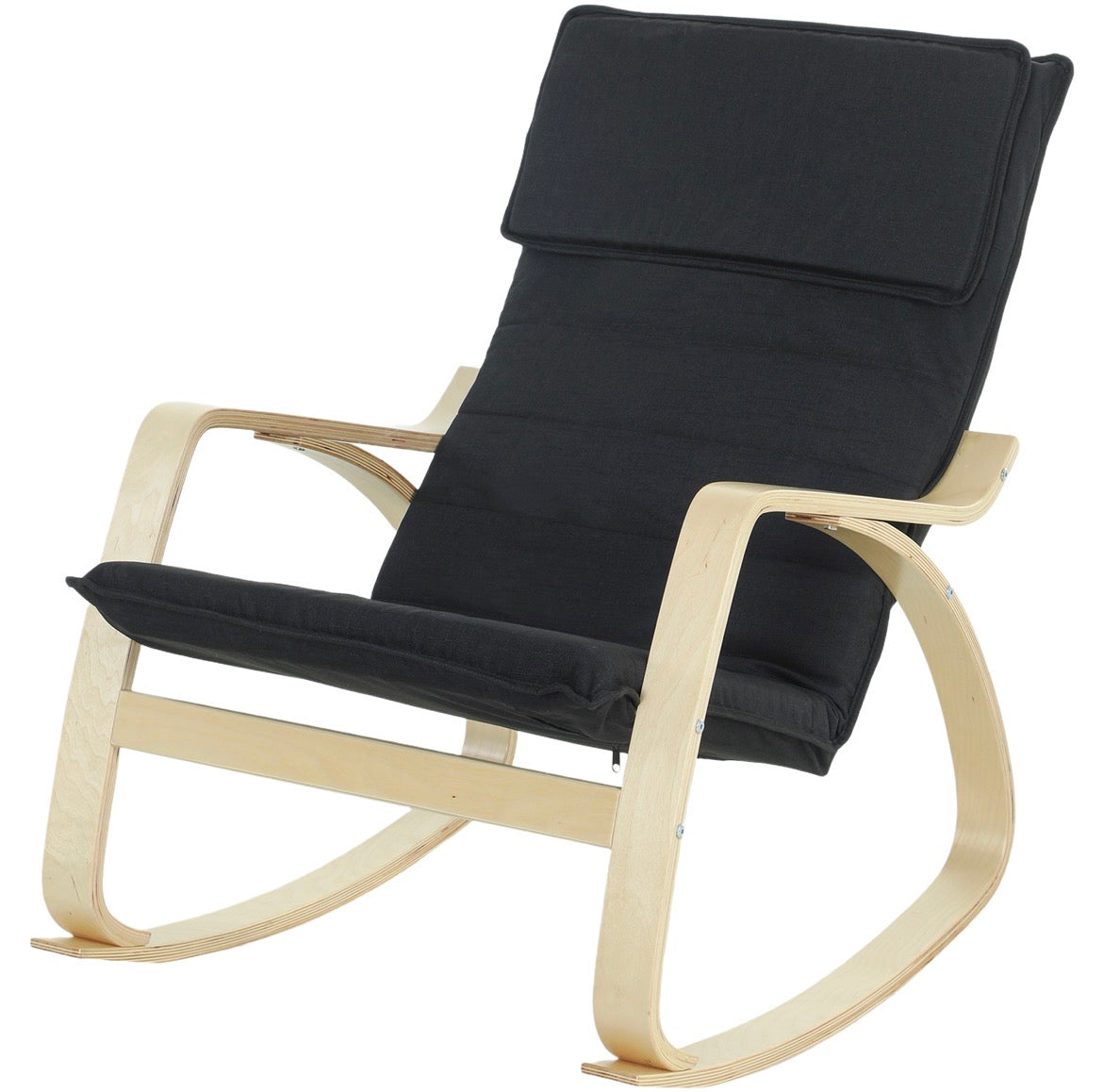 Lounge Chair, Comfortable Relax Rocking Chair with Headrest