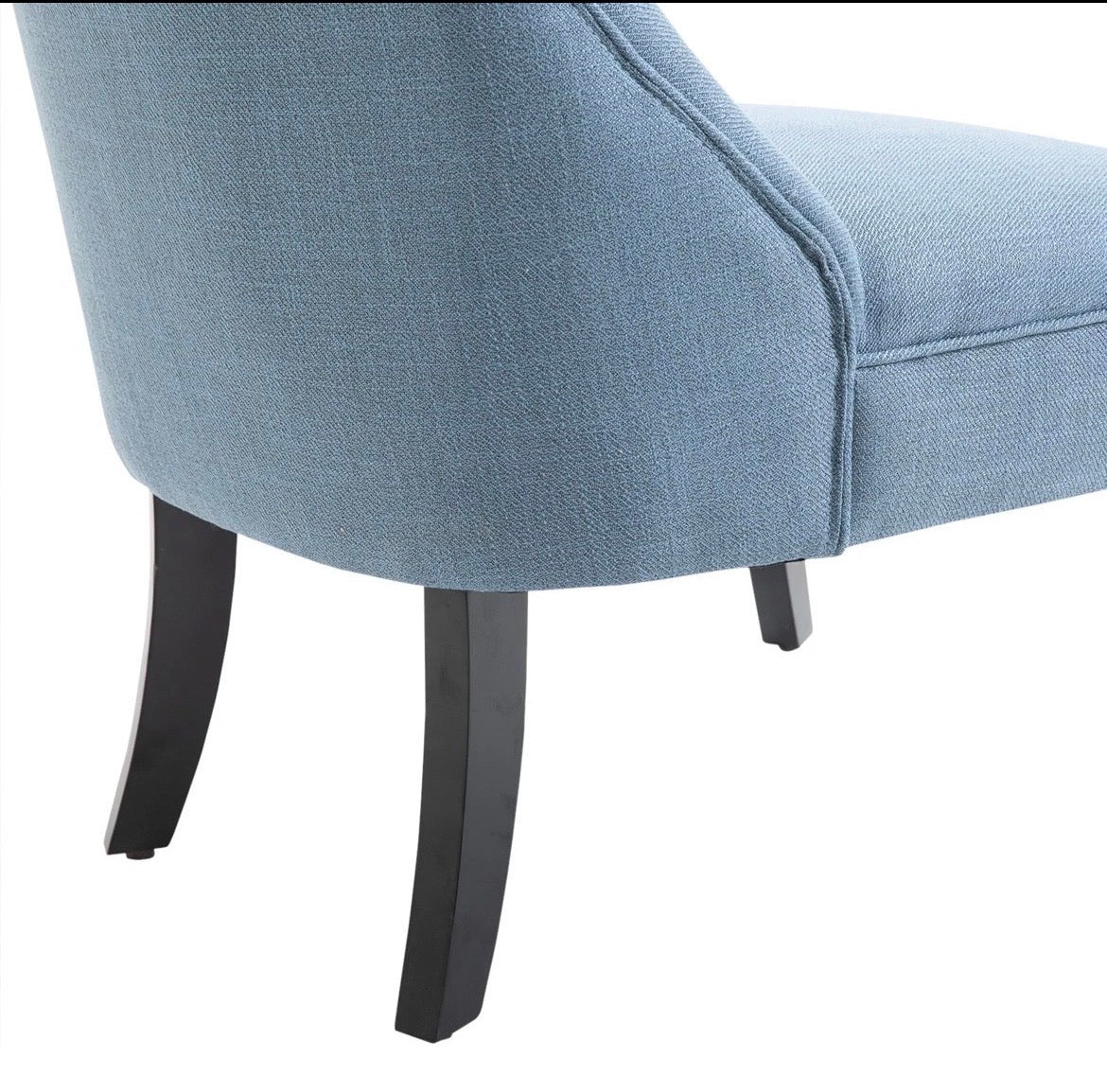 Single Sofa With Backrest Pillow Dining Chair Tub Chair Upholstered Wood Leg