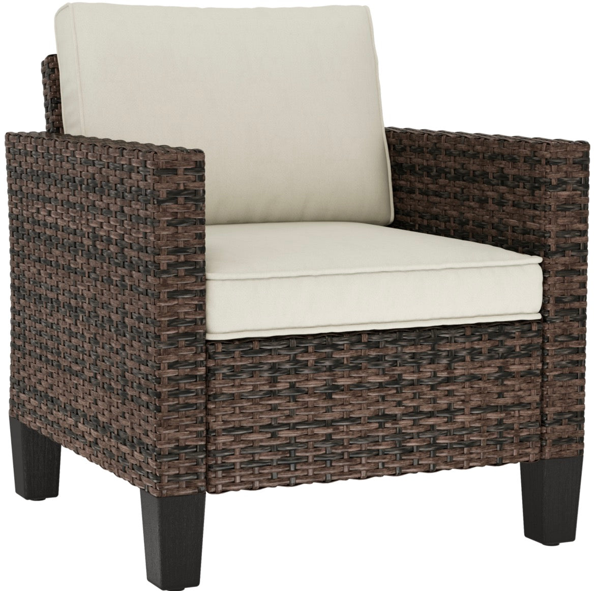 Rattan Armchair With Cushions