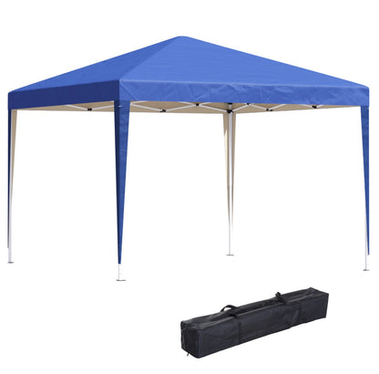 3x3M Garden Pop Up Gazebo Height Adjustable Marquee Party Tent Wedding Canopy with Carrying Bag