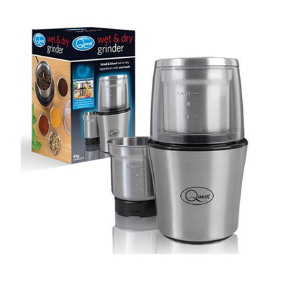 Quest Compact Stainless Steel Electric Grinder