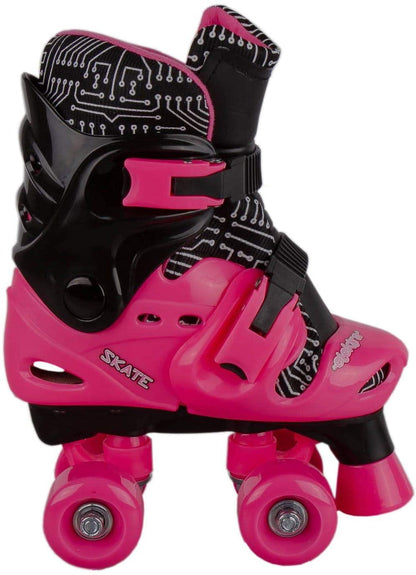 Quad Boot Medium Blk &Pink