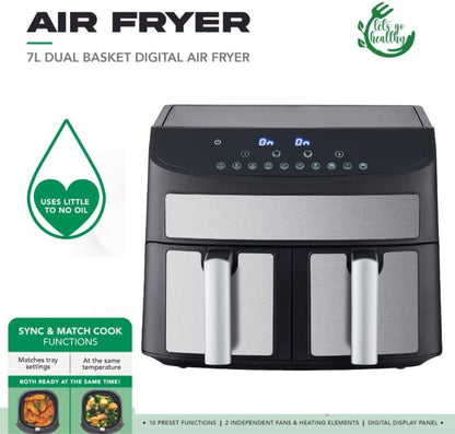 7L Air Fryer Dual Basket