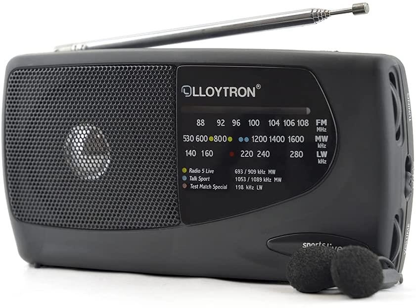 Lloytron 3 Band Personal Radio with Earphones