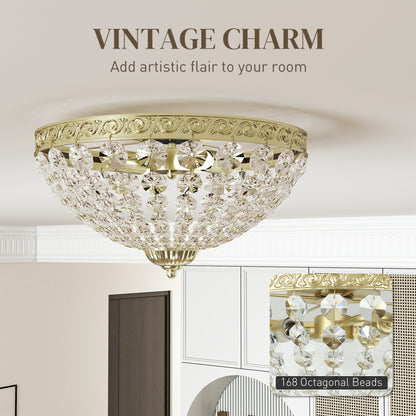 Crystal Chandelier Light Fixture