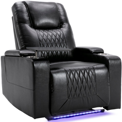 Electric Recliner Chair With USB Charge Port, 360 Swivel