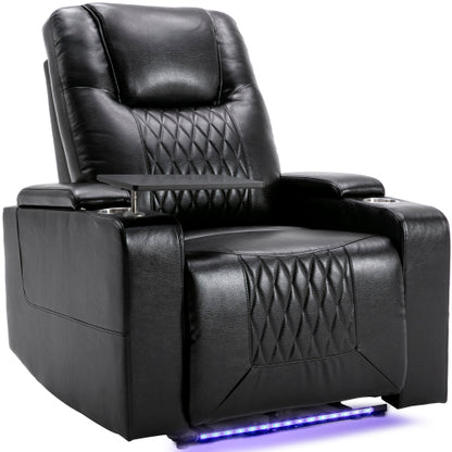 Electric Recliner Chair With USB Charge Port, 360 Swivel