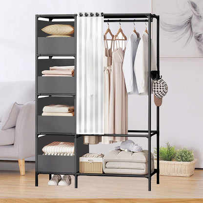 Clothes Rail with Shelf Heavy Duty Metal