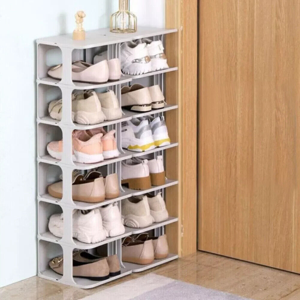 7-Tier Tall Shoe Rack Storage Cabinet