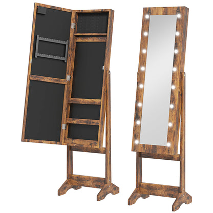 Jewellery Cabinet -With Mirror and LED