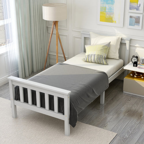 Wooden Single Bed Frame Solid Pine