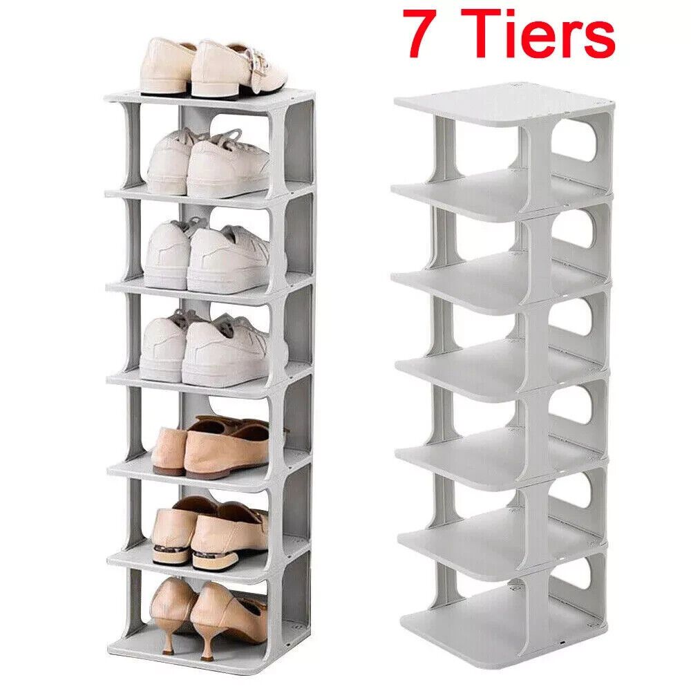7-Tier Tall Shoe Rack Storage Cabinet