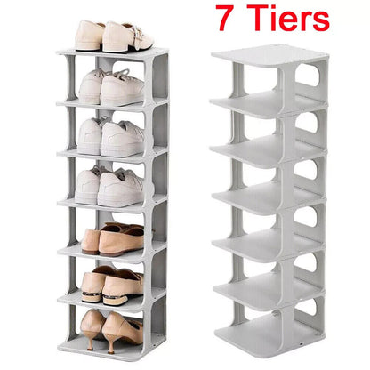 7-Tier Tall Shoe Rack Storage Cabinet