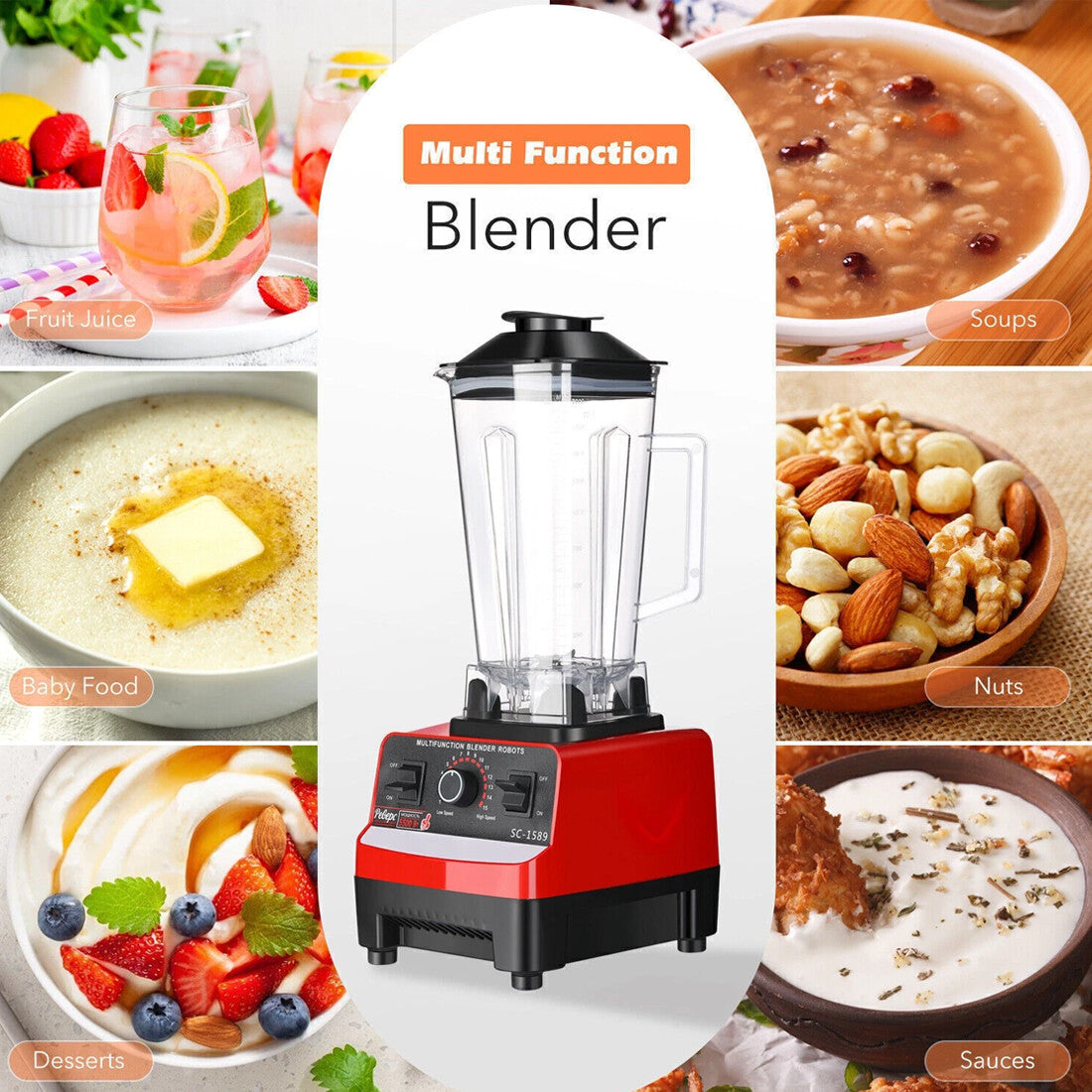 Food Processor Multifunctional Blender