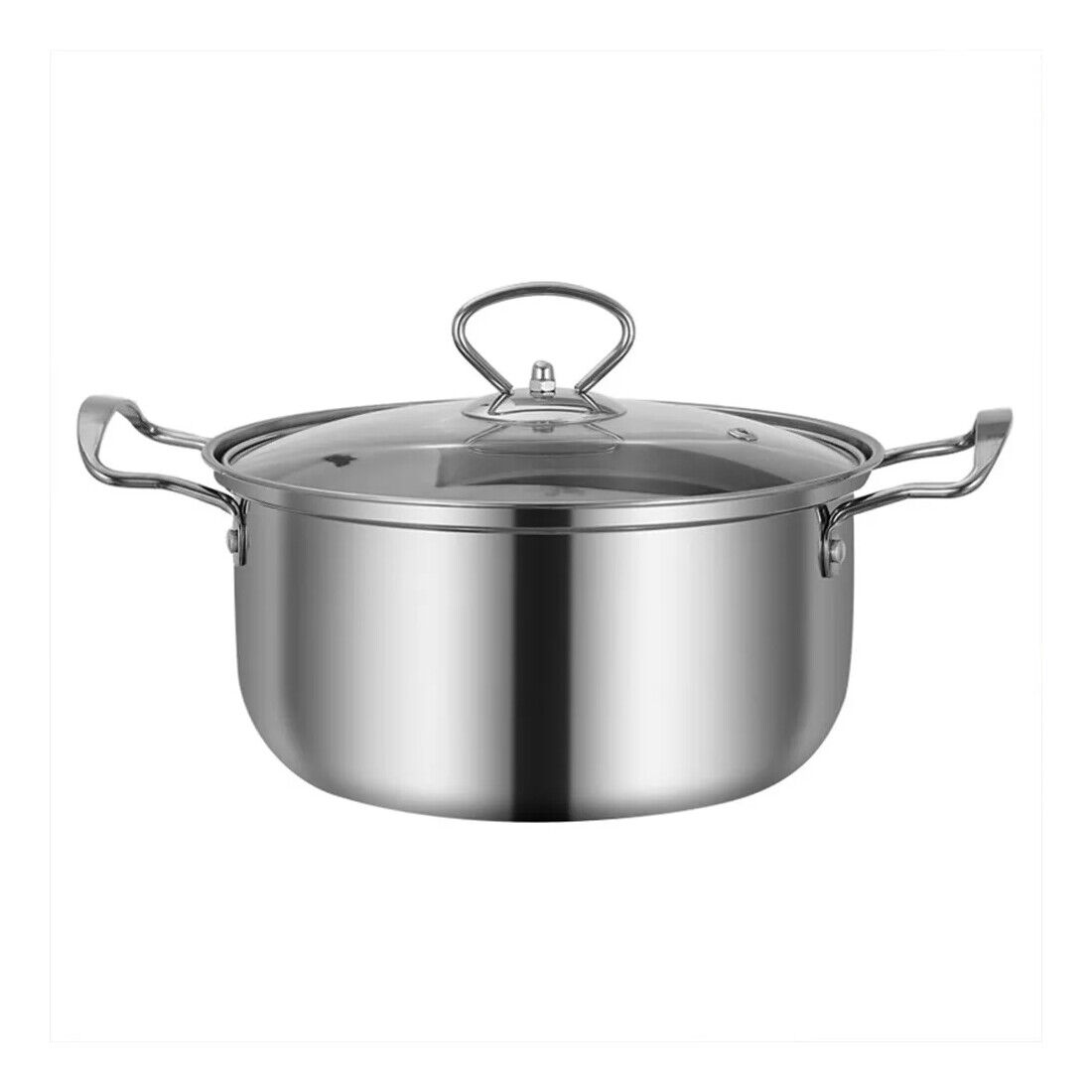 11PCS Induction Cookware Set Non Stick Stainless Steel Pots & Pans with Lids for Modern Kitchen