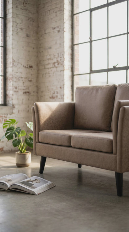 2-seater Leather Sofa
